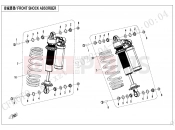 CFMOTO ZFORCE 1000 (CF1000UTR-B) FRONT SHOCK ABSORBER - F05-2-V2
