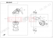 CFMOTO ZFORCE 1000 (CF1000UTR-C) LOCK KIT - F01-A