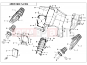 CFMOTO ZFORCE 1000 (CF1000UTR-C) REAR PLASTICS - F04-6