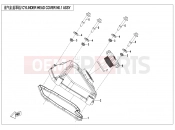 CFMOTO ZFORCE 1000 (CF1000UTR-C) CYLINDER HEAD COVER NO.1 ASSY - E02-1