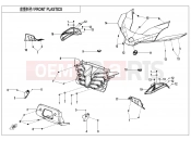 CFMOTO ZFORCE 1000 (CF1000UTR-C) FRONT PLASTICS - F04-1