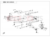 CFMOTO ZFORCE 1000 (CF1000UTR-C) FRONT SUSPENSION - F05-1