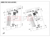CFMOTO ZFORCE 1000 (CF1000UTR-C) FRONT SHOCK ABSORBER - F05-2