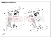 CFMOTO ZFORCE 1000 (CF1000UTR-C) REAR SHOCK ABSORBER - F06-2