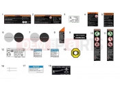 CFMOTO ZFORCE 1000 (CF1000UTR-C) WARNING LABEL(EU167) - F19-2-A