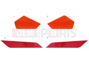 CFMOTO ZFORCE 1000 (CF1000UTR-C) REFLECTOR - F19-3