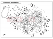 CFMOTO ZFORCE 1000 (CF1000UTR-C) RIGHT CRANKCASE ASSY - E01-2