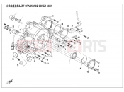 CFMOTO ZFORCE 1000 (CF1000UTR-C) LEFT CRANKCASE COVER ASSY(WITH RPM SENSOR) - E01-4-V2