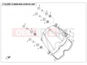 CFMOTO ZFORCE 1000 (CF1000UTR-C) CYLINDER HEAD COVER  NO.2 ASSY - E02-8