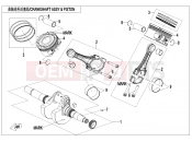 CFMOTO ZFORCE 1000 (CF1000UTR-C) CRANKSHAFT @^ CONNECTING ROD @^ PISTON ASSY(CRACKING CONNECTING ROD) - E04-B