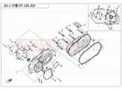 CFMOTO ZFORCE 500 (CF500US) CVT COVER ASSY - E01-3