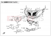 CFMOTO ZFORCE 500 (CF500US) FRONT PLASTICS 1 - F04-1