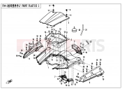 CFMOTO ZFORCE 500 (CF500US) FRONT PLASTICS 2 - F04-2