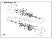 CFMOTO ZFORCE 500 (CF500US) FRONT WHEEL ASSY - F07