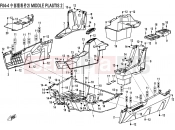 CFMOTO ZFORCE 500 (CF500US) MIDDLE PLASTICS 2 - F04-4-V1