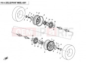 CFMOTO ZFORCE 500 (CF500US) FRONT WHEEL ASSY(2017) - F07-A