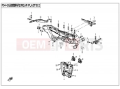 CFMOTO ZFORCE 500 (CF500US-EX) REAR PLASTICS 2 - F04-6