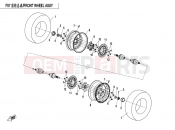 CFMOTO ZFORCE 500 (CF500US-EX) FRONT WHEEL ASSY - F07