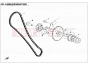 CFMOTO ZFORCE 500 (CF500US-EX) CAMSHAFT ASSY - E02-4
