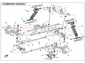 CFMOTO ZFORCE 500 (CF500US-EX) FRONT SUSPENSION - F05