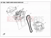 CFMOTO ZFORCE 500 (CF500US-EX) CYLINDER HEAD@^CYLINDER ASSY. - E02
