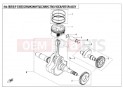 CFMOTO 2018 SSV ZFORCE 500 (CF500US-EX) CRANKSHAFT@^CONNECTING ROD@^PISTON ASSY - E04