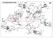 CFMOTO 2020 SSV ZFORCE 500 (CF500US-EX) BRAKE SYSTEM(2018) - F08-A