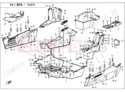 CFMOTO 2022 SSV ZFORCE 550 (CF500UTR) 2 MIDDLE PLASTICS 2