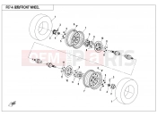 CFMOTO 2022 SSV ZFORCE 550 (CF500UTR) FRONT WHEEL