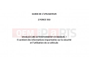 CFMOTO 2022 SSV ZFORCE 550 (CF500UTR) OWNER\'S MANUAL(FRENCH)