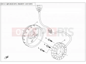 CFMOTO 2022 SSV ZFORCE 550 (CF500UTR) MAGNETO STATOR ASSY(EPS) - E03-B