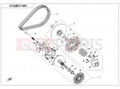 CFMOTO 2022 SSV ZFORCE 550 (CF500UTR) CVT ASSY - E05-V2