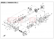 CFMOTO 2022 SSV ZFORCE 550 (CF500UTR) TRANSMISSION(2,FOR SLEEVE) - E06-2-B