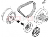 CFMOTO ZFORCE 600 (CF600-3) CLUTCH @^ CVT - E13