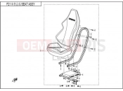 CFMOTO Z6 EX (CF600-6) SEAT ASSY
