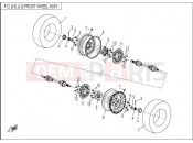 CFMOTO ZFORCE 600 (CF625-3) FRONT WHEEL - F12