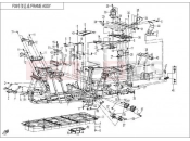 CFMOTO ZFORCE 600 (CF625-3) FRAME ASSY - F09