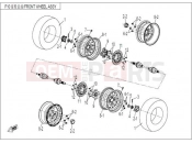 CFMOTO 2014 SSV ZFORCE 625 (CF625-6) FRONT WHEEL - F12