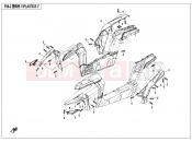 CFMOTO 2016 SSV ZFORCE 625 (CF625-6) PLASTICS â¤ - F08-2
