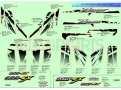 CFMOTO 2016 SSV ZFORCE 625 (CF625-6) DECAL - F36-1