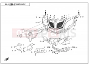 CFMOTO ZFORCE 800 (CF800) FRONT PLASTIC - F04-1