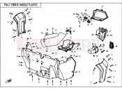 CFMOTO ZFORCE 800 (CF800) MIDDLE PLASTIC - F04-3