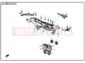CFMOTO ZFORCE 800 (CF800) REAR PLASTIC - F04-6