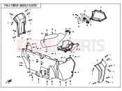 CFMOTO ZFORCE 800 (CF800) MIDDLE PLASTICS - F04-3