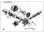 CFMOTO ZFORCE 800 (CF800) FORNT AXLE - F31