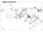 CFMOTO ZFORCE 800 (CF800) AIR FILTER ASSY. - F41