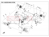 CFMOTO 2019 SSV ZFORCE 800 (CF800) BRAKE SYSTEM(2017,ORDINARY) - F08-1-A