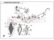 CFMOTO ZFORCE 800 (CF800) WATER COOLING SYSTEM - F18-1-V2