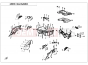 CFMOTO 2025 SSV ZFORCE 800 (CF800SU-3) REAR PLASTICS - F04-5