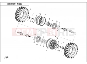 CFMOTO 2025 SSV ZFORCE 800 (CF800SU-3) FRONT WHEEL - F07